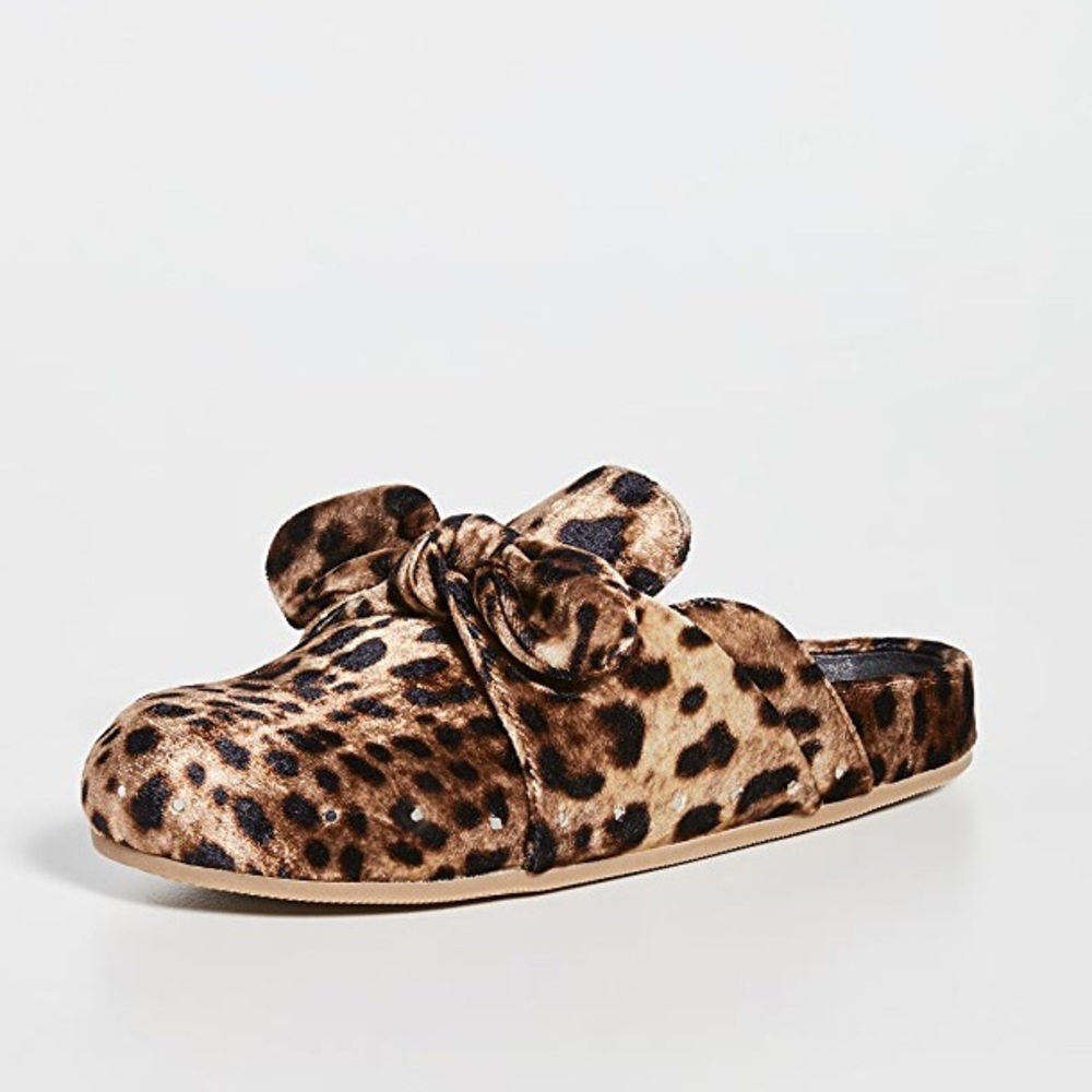 Loeffler Randall Bree Clog in Mocha Leopard